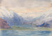 Vuoristomaisema-maalaus - John Ruskin — näkymä teoksesta