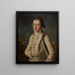 Portrait d'un jeune homme que l'on dit être Peter Speirs - John Russell — kehystetty taideteos seinällä