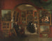 L British Institution Galleryn sisätiloista - John Scarlett Davis — näkymä teoksesta