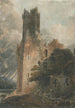 Linnan torni - John Sell Cotman — näkymä teoksesta