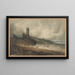 Château d'Aberystwyth - John Sell Cotman — kehystetty taideteos seinällä