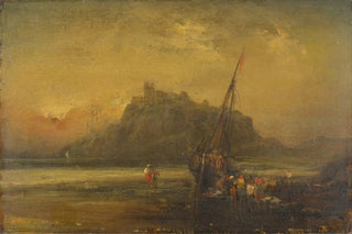 John Sell Cotman - Beach Scene.webp