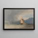 Bateaux au large, tempête approchant - John Sell Cotman — kehystetty taideteos seinällä