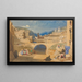 Pont kaupungin mantereella - John Sell Cotman — kehystetty taideteos seinällä