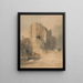 Prieuré de Castle Acre Norfolk - John Sell Cotman — kehystetty taideteos seinällä