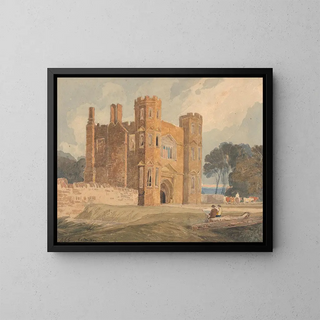 Porte de Saint Marys à Wiggenhall, Norfolk - John Sell Cotman — kehystetty taideteos seinällä