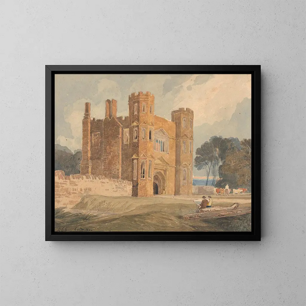 Porte de Saint Marys à Wiggenhall, Norfolk - John Sell Cotman — kehystetty taideteos seinällä
