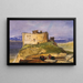 Harlechin linna maalaus - John Sell Cotman — kehystetty taideteos seinällä