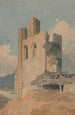 Sheriff Huttonin linna, Yorkshire - John Sell Cotman — näkymä teoksesta
