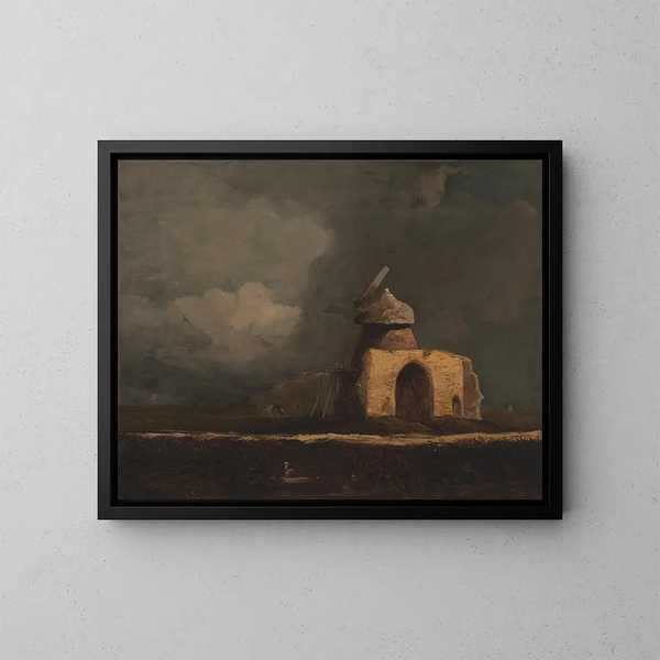 Abbaye de Saint-Bénet - John Sell Cotman — kehystetty taideteos seinällä