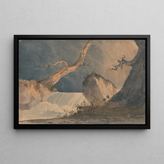 John Sell Cotman - Waterfall in a Desolate Landscape.webp