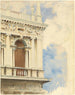 Un coin de la bibliothèque de Venise - John Singer Sargent — näkymä teoksesta