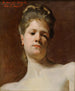 Modèle blonde - John Singer Sargent — näkymä teoksesta