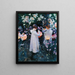 Œillet Lys Lys Rose - John Singer Sargent — kehystetty taideteos seinällä