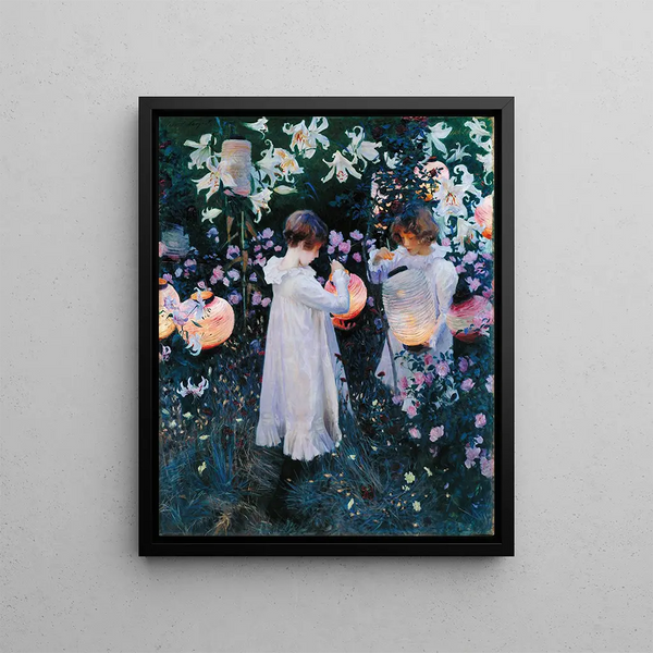 John Singer Sargent - Carnation Lily Lily Rose.webp