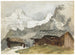 Chalets Breithorn à Mürren - John Singer Sargent — näkymä teoksesta