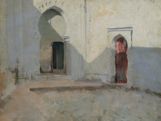Sisäpiha Tétouanissa, Marokko - John Singer Sargent — näkymä teoksesta