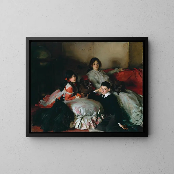 Essie Ruby ja Ferdinand Wertheimer - John Singer Sargent — kehystetty taideteos seinällä