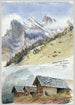 Gspaltenhorn Mürren - John Singer Sargent — näkymä teoksesta