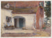 Maison et cour - John Singer Sargent — näkymä teoksesta