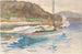 Voiles inactives - John Singer Sargent — näkymä teoksesta