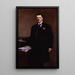 Joseph Joe Chamberlain - John Singer Sargent — kehystetty taideteos seinällä