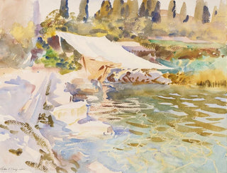 Lac de Garde - John Singer Sargent — näkymä teoksesta