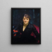 Madame Errazuriz ou La Dame en noir - John Singer Sargent — kehystetty taideteos seinällä