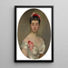 Madame la Comtesse Jacques de Ganay - John Singer Sargent — kehystetty taideteos seinällä