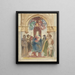 La Vierge à l'Enfant et les Saints - John Singer Sargent — kehystetty taideteos seinällä