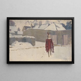 John Singer Sargent - Mannikin in the Snow.webp