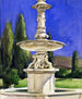 Fontaine de marbre en Italie - John Singer Sargent — näkymä teoksesta