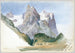 Le Cervin Zmuttin jäätiköltä, Zermatt - John Singer Sargent — näkymä teoksesta