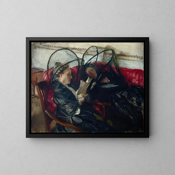 Moustiquaires - John Singer Sargent — kehystetty taideteos seinällä