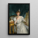 Rouva William George Raphael - John Singer Sargent — kehystetty taideteos seinällä