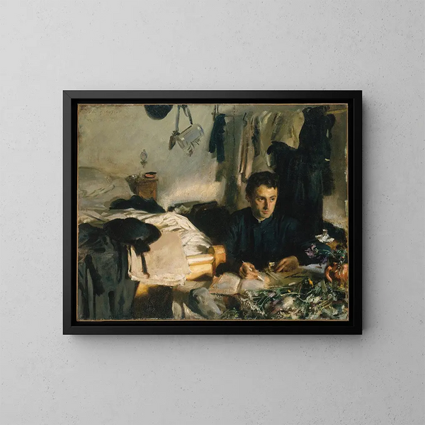 Père Sébastien - John Singer Sargent — kehystetty taideteos seinällä