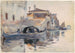 Ponte Panada Maalaus Fondamenta Nuove Venetsia - John Singer Sargent — näkymä teoksesta