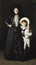 Rouva Edward L Davisin ja hänen poikansa Livingston Davisin muotokuva - John Singer Sargent — näkymä teoksesta
