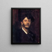 Portrait de Jean Joseph Marie Carriès - John Singer Sargent — kehystetty taideteos seinällä