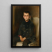 Lancelot Allenin muotokuva - John Singer Sargent — kehystetty taideteos seinällä