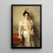 Rouva Asher B Wertheimerin muotokuva - John Singer Sargent — kehystetty taideteos seinällä