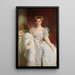 Rouva JP Morgan Jr:n muotokuva, syntynyt Jane Norton Grew, 1868-1925 - John Singer Sargent — kehystetty taideteos seinällä