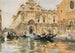 Rio dei Mendicanti-maalaus, Venetsia - John Singer Sargent — näkymä teoksesta