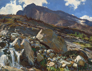Col du Simplon - John Singer Sargent — näkymä teoksesta