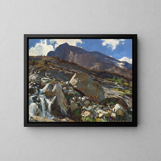 Col du Simplon - John Singer Sargent — kehystetty taideteos seinällä