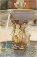 Espanjalainen suihkulähde - John Singer Sargent — näkymä teoksesta