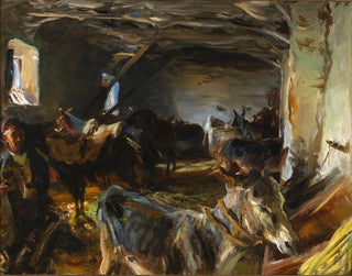Étable à Cuenca - John Singer Sargent — näkymä teoksesta