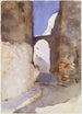 Tangierin katu - John Singer Sargent — näkymä teoksesta