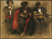 Study for seated musicians for El Jaleo - John Singer Sargent — näkymä teoksesta
