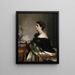 Sybil Frances Grey, plus tard Lady Eden - John Singer Sargent — kehystetty taideteos seinällä